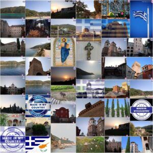 Awe inspiring Agion Oros (Mount Athos) Greek Orthodox Christianity (GR) MadeinMycountry Macedonian province of Greece (Hellas) Άγιον Όρος (Mount Athos) MadeinMycountry is a global platform that celebrates and supports local history, culture, art, and nature conservation efforts.